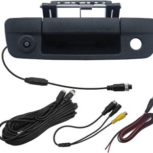 Tailgate Handle Backup Camera for Dodge Ram 1500 2009–2017, 2500/3500 2010–2017 (RCA)