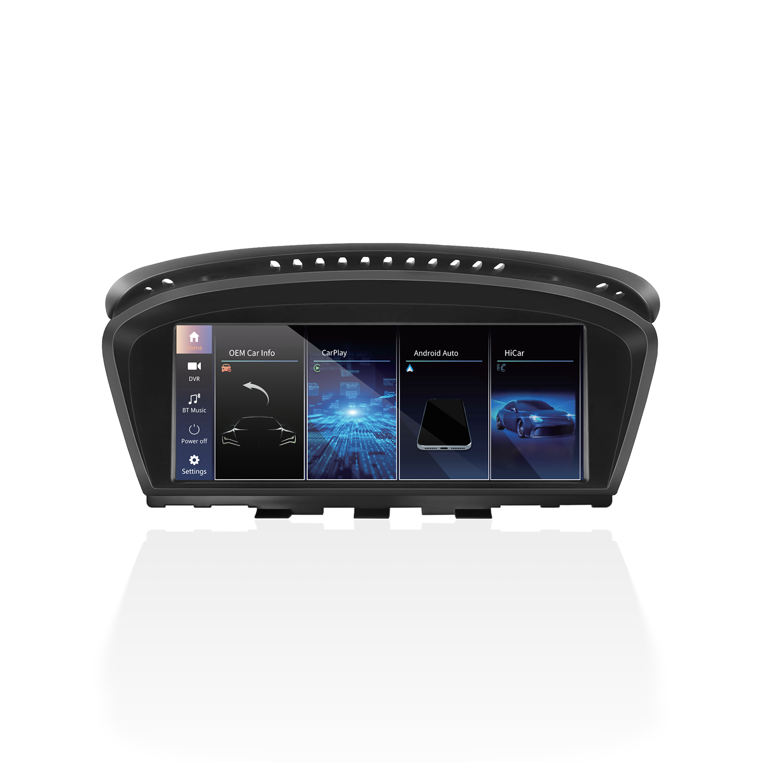 Linux 8.8" Car Stereo Touchscreen for BMW 3/5 Series E60/E61/E90/E91/E92/E93/F07/F10/F11 2008–2013 Year with CIC System, Car Radio Receiver with Wireless CarPlay/Android Auto/Mirrorlink