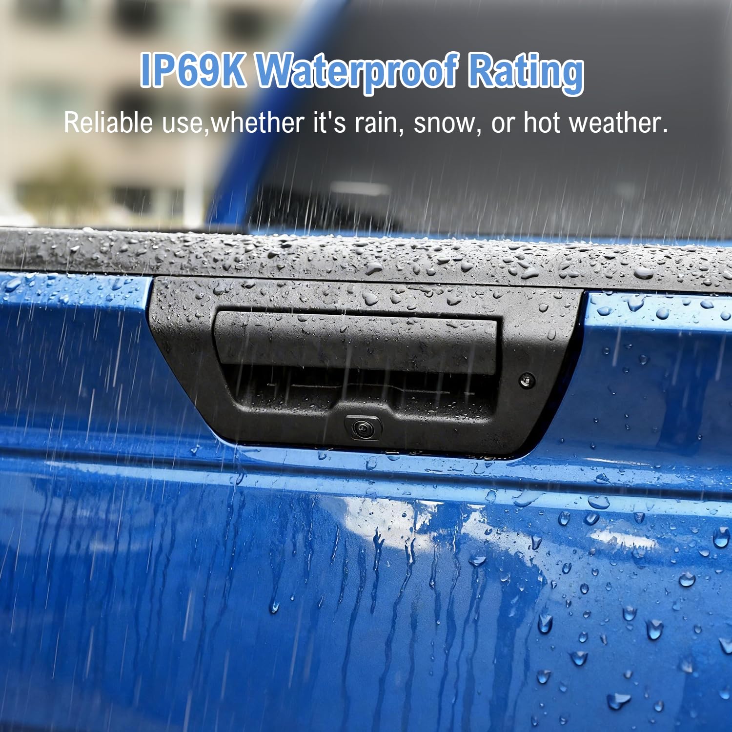 Aftermarket Tailgate Handle Backup Camera for Ford F150 Pickup Truck Black - Image 6