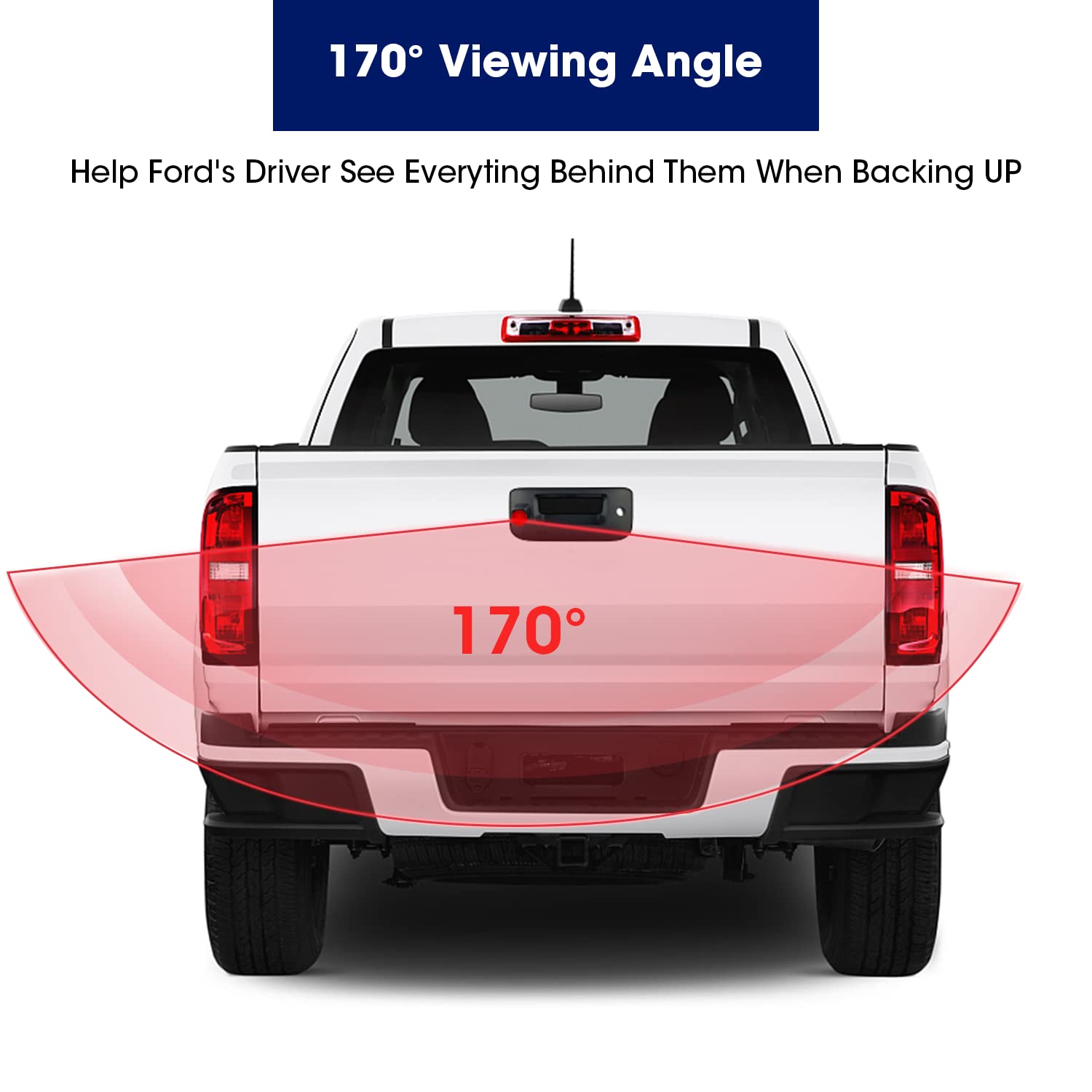 Tailgate Handle with Rearview Backup Camera for Chevy Silverado and GMC Sierra 2007-2013,Tailgate Handle Replacement Rear Camera - Image 5