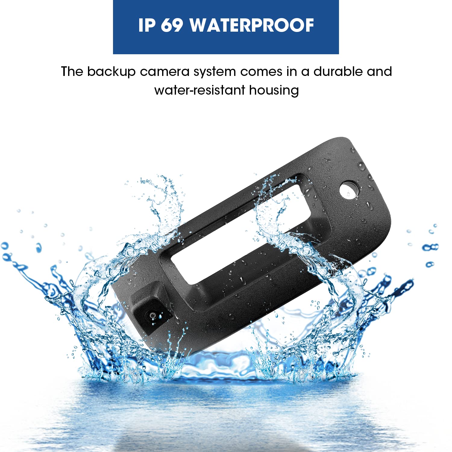 Tailgate Handle with Rearview Backup Camera for Chevy Silverado and GMC Sierra 2007-2013,Tailgate Handle Replacement Rear Camera - Image 4