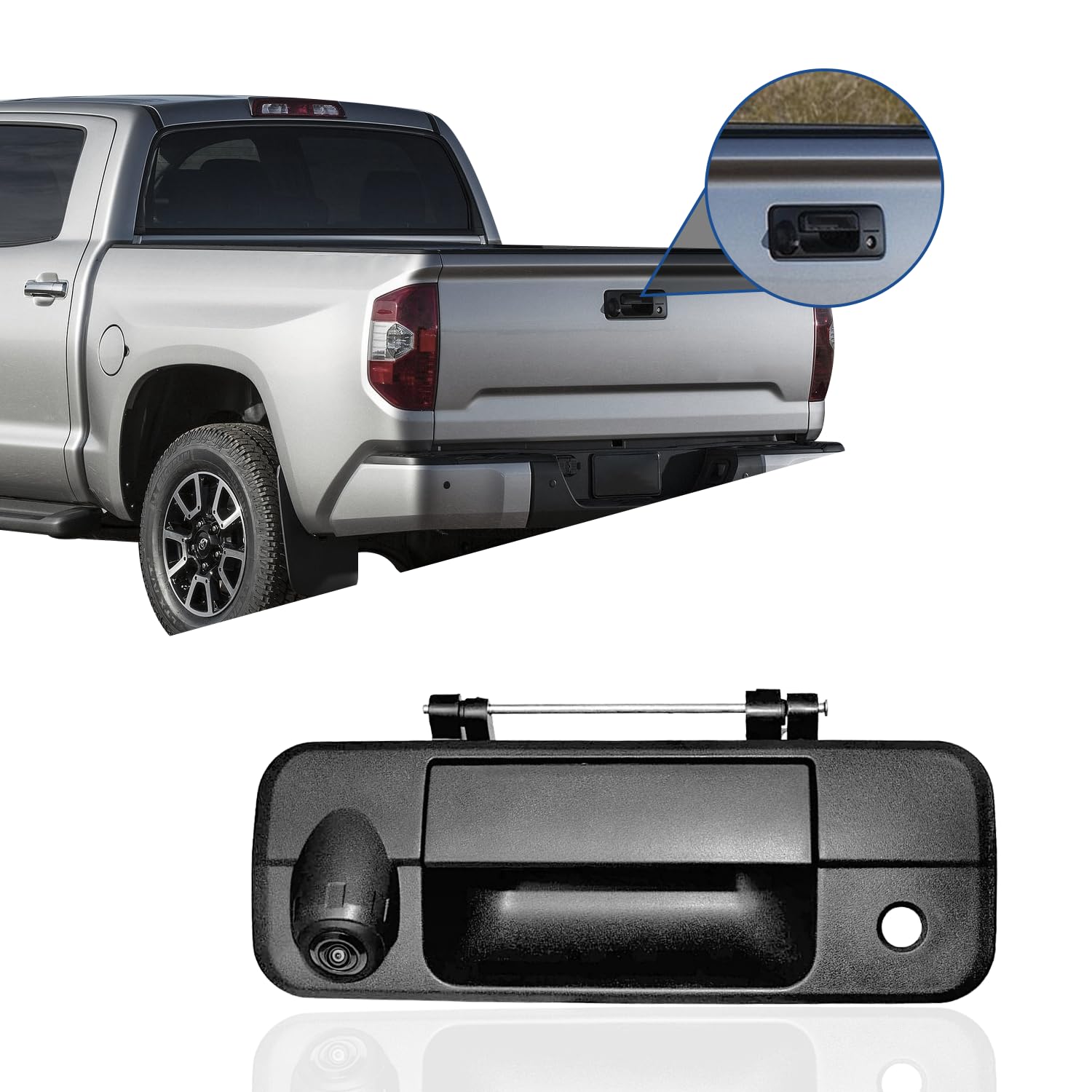 Tailgate Replace Rear View Camera Tailgate Handle Backup Camera Replacement for Toyota Tundra 2007-2013