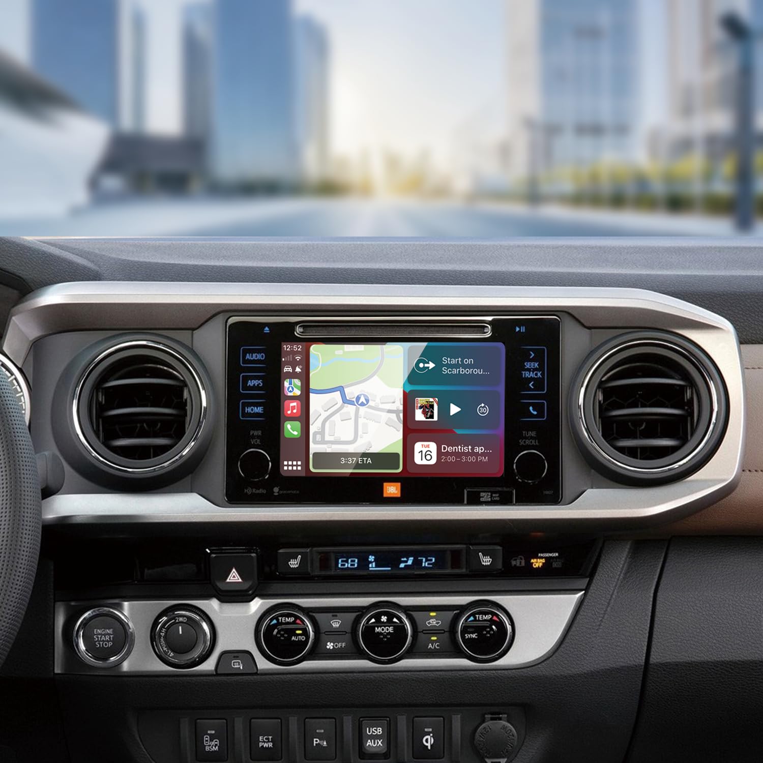 Wireless Carplay Android Auto interface for for Toyota Tacoma Tundra RAV4 4Runner Highlander 2014-2019 - Image 8