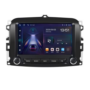 7″ Linux Car Stereo for Fiat 500L 2012-2020, Wireless Carplay Android Auto