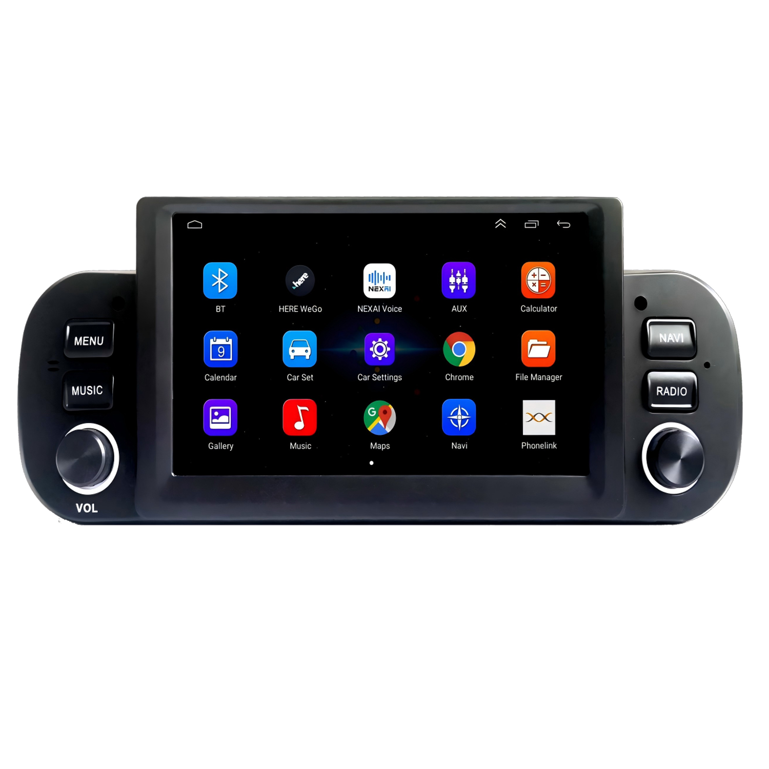7″ Linux Car Stereo for Fiat PANDA 2013-2020, Wireless Carplay Android Auto
