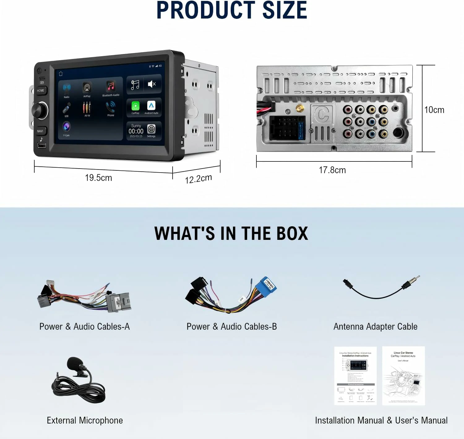 7″ Linux Car Stereo for Chevy GMC Hummer, Wireless Carplay Android Auto - Image 5
