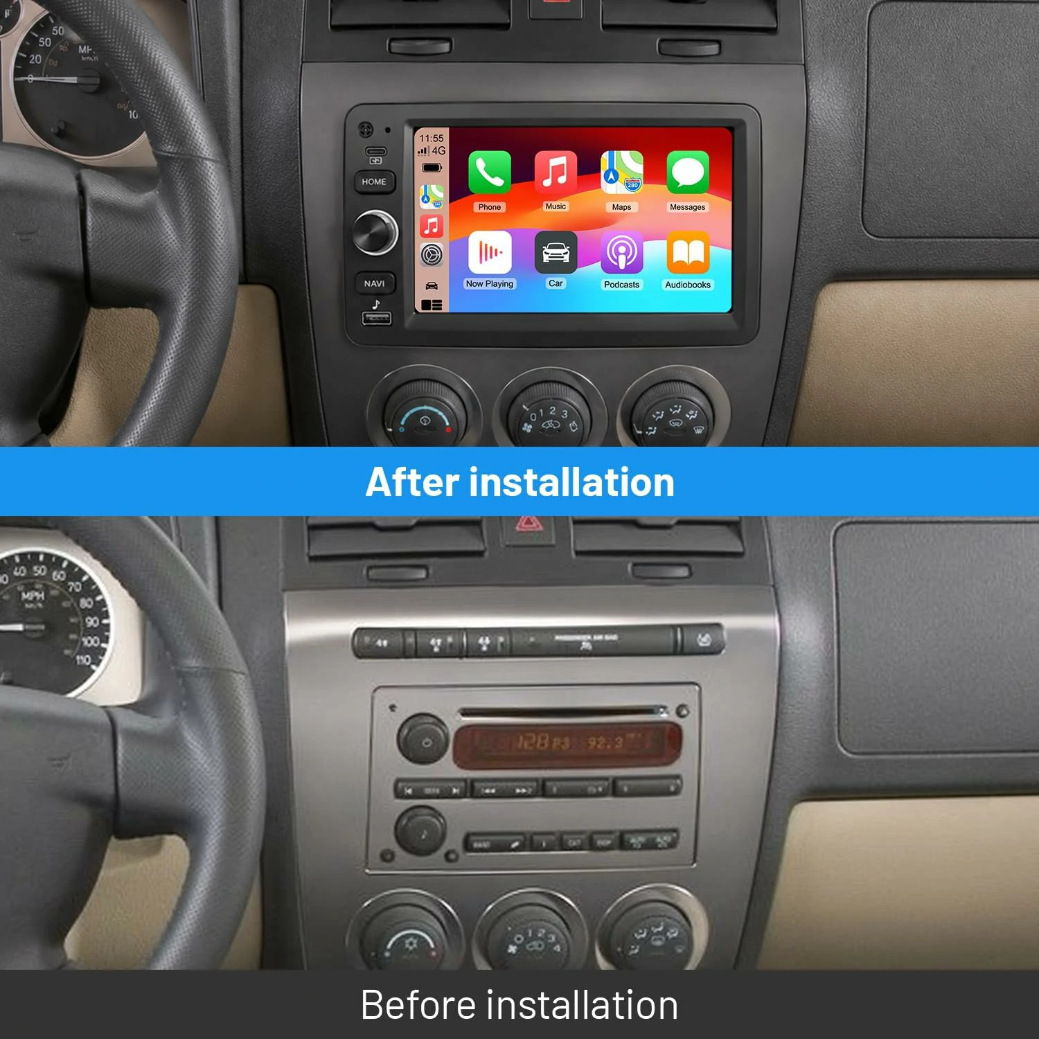7″ Linux Car Stereo for Chevy GMC Hummer, Wireless Carplay Android Auto - Image 9