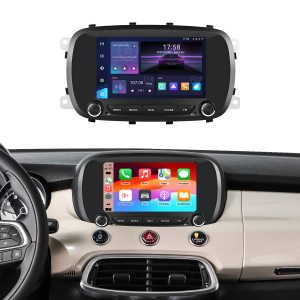 7″ Linux Car Stereo for Fiat 500X 2014-2020, Wireless Carplay Android Auto