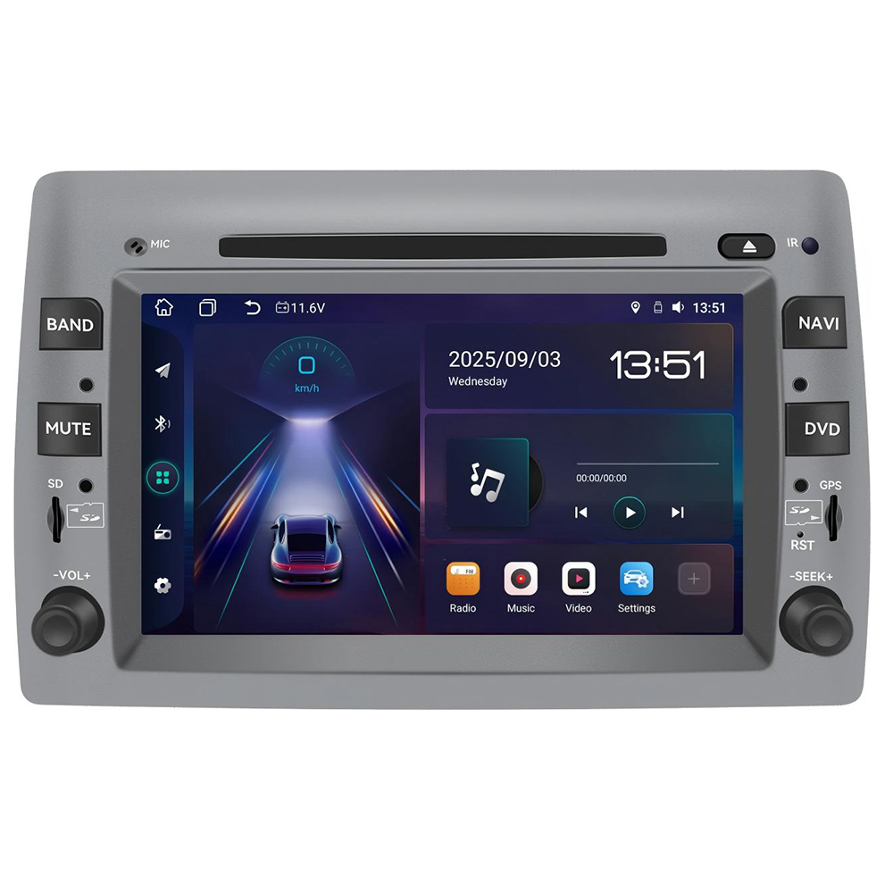 7″ Linux Car Stereo for Fiat Stilo 2002-2010, Wireless Carplay Android Auto